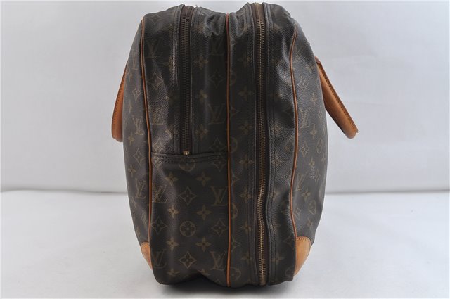 Auth Louis Vuitton Monogram Sirius 55 Travel Hand Bag 2compartments LV 0787D