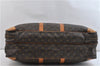 Auth Louis Vuitton Monogram Sirius 55 Travel Hand Bag 2compartments LV 0787D