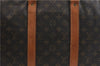 Auth Louis Vuitton Monogram Sirius 55 Travel Hand Bag 2compartments LV 0787D