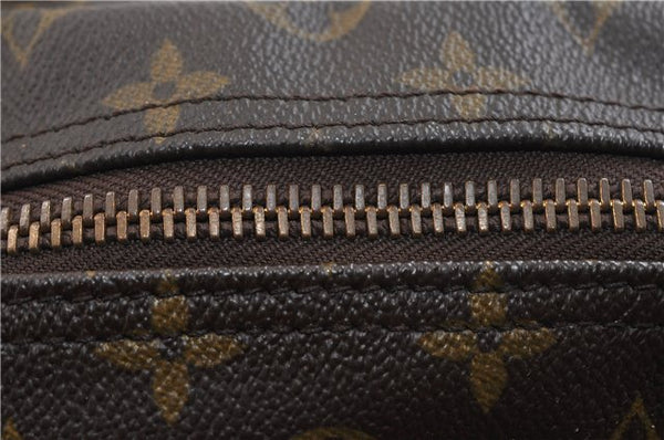 Auth Louis Vuitton Monogram Sirius 55 Travel Hand Bag 2compartments LV 0787D