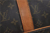 Auth Louis Vuitton Monogram Sirius 55 Travel Hand Bag 2compartments LV 0787D