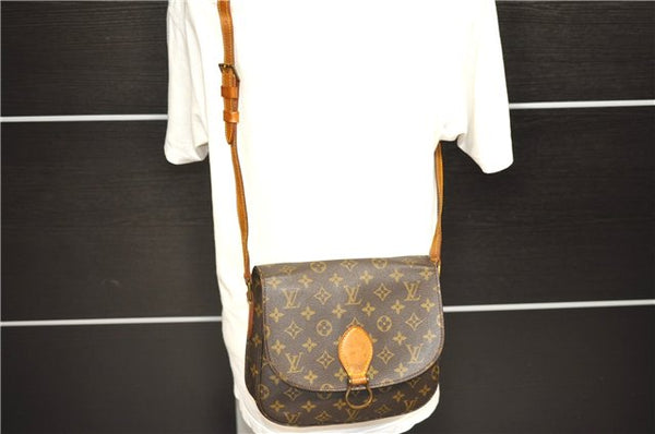 Auth Louis Vuitton Monogram Saint Cloud GM Shoulder Cross Bag M51242 LV 0790D