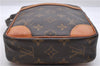 Authentic Louis Vuitton Monogram Danube Shoulder Cross Body Bag M45266 LV 0791D