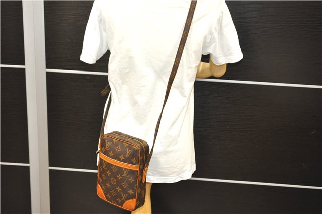 Authentic Louis Vuitton Monogram Danube Shoulder Cross Body Bag M45266 LV 0791D