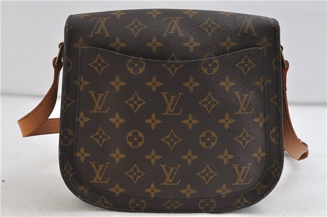 Auth Louis Vuitton Monogram Saint Cloud GM Shoulder Cross Bag M51242 LV 0792D