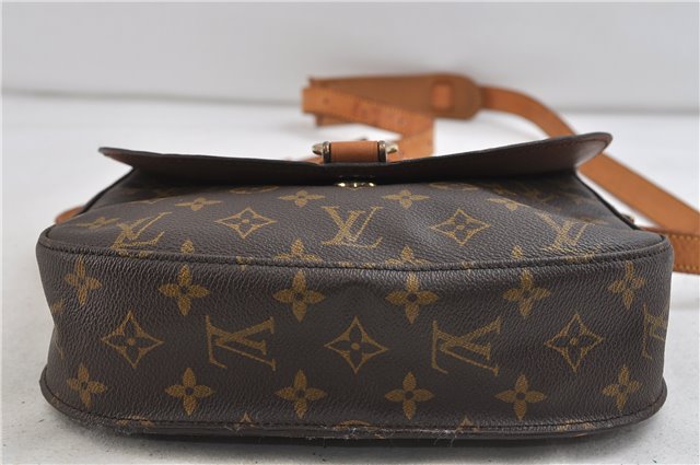 Auth Louis Vuitton Monogram Saint Cloud GM Shoulder Cross Bag M51242 LV 0792D