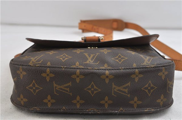 Auth Louis Vuitton Monogram Saint Cloud GM Shoulder Cross Bag M51242 LV 0792D