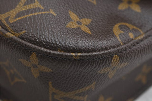 Auth Louis Vuitton Monogram Saint Cloud GM Shoulder Cross Bag M51242 LV 0792D