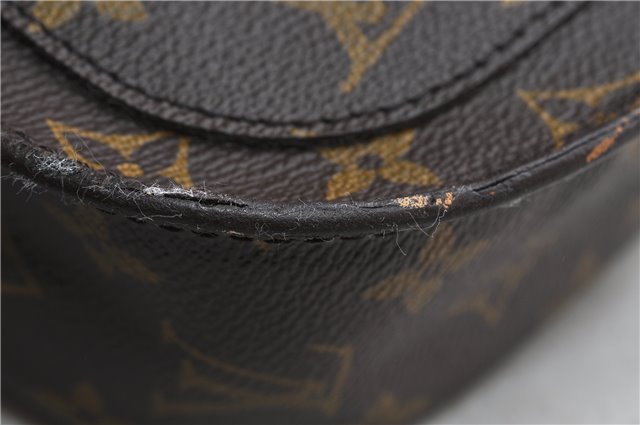 Auth Louis Vuitton Monogram Saint Cloud GM Shoulder Cross Bag M51242 LV 0792D