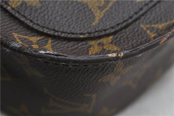 Auth Louis Vuitton Monogram Saint Cloud GM Shoulder Cross Bag M51242 LV 0792D