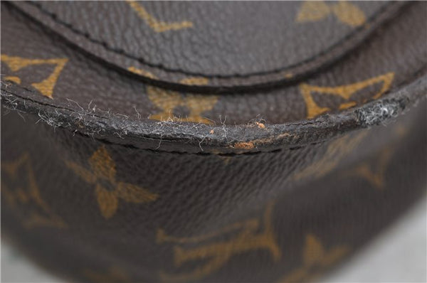 Auth Louis Vuitton Monogram Saint Cloud GM Shoulder Cross Bag M51242 LV 0792D