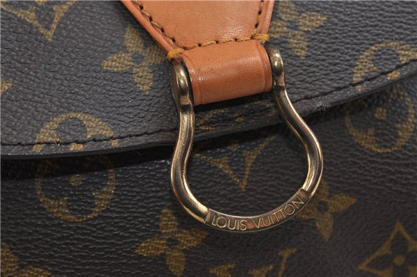 Auth Louis Vuitton Monogram Saint Cloud GM Shoulder Cross Bag M51242 LV 0792D