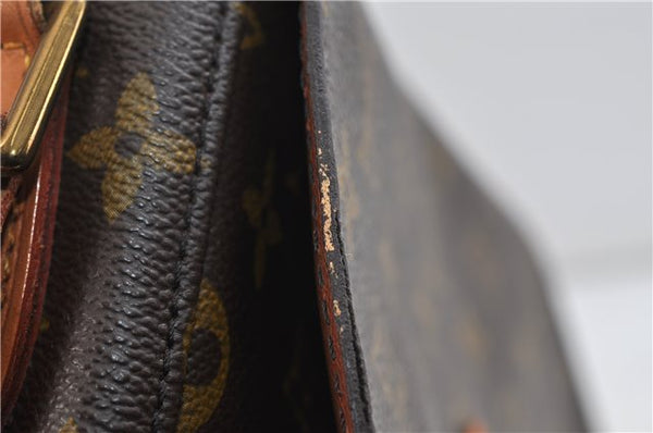 Auth Louis Vuitton Monogram Saint Cloud GM Shoulder Cross Bag M51242 LV 0792D