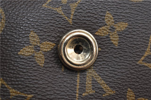 Auth Louis Vuitton Monogram Saint Cloud GM Shoulder Cross Bag M51242 LV 0792D