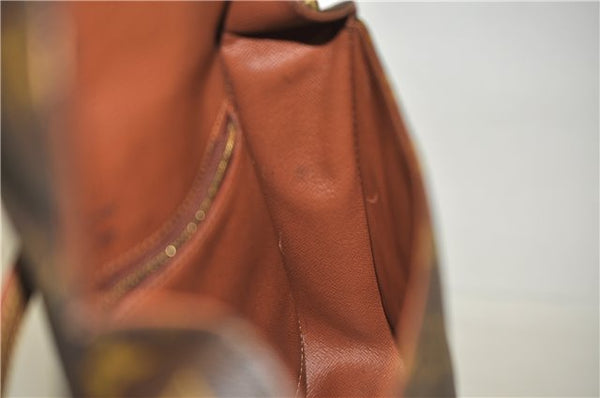 Auth Louis Vuitton Monogram Saint Cloud GM Shoulder Cross Bag M51242 LV 0792D