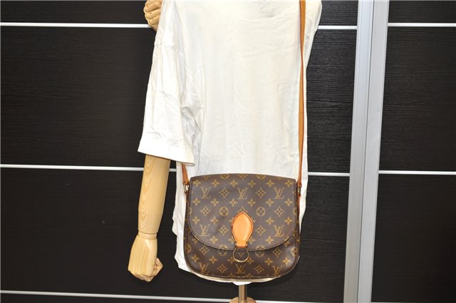 Auth Louis Vuitton Monogram Saint Cloud GM Shoulder Cross Bag M51242 LV 0792D
