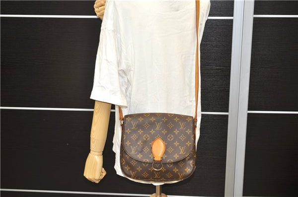 Auth Louis Vuitton Monogram Saint Cloud GM Shoulder Cross Bag M51242 LV 0792D