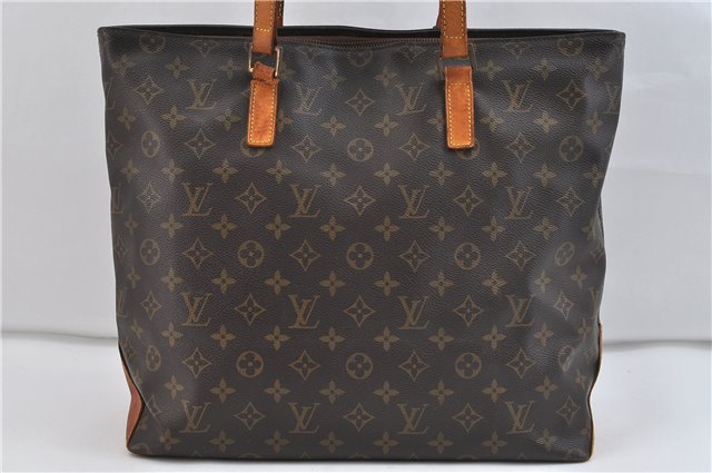 Authentic Louis Vuitton Monogram Cabas Mezzo Tote Bag M51151 LV Junk 0797D