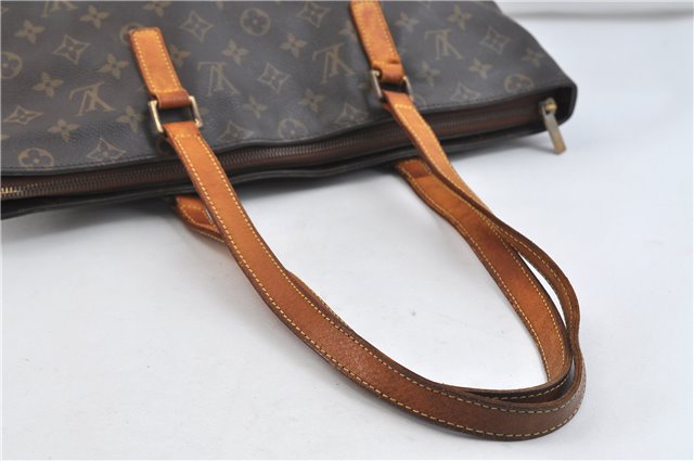 Authentic Louis Vuitton Monogram Cabas Mezzo Tote Bag M51151 LV Junk 0797D