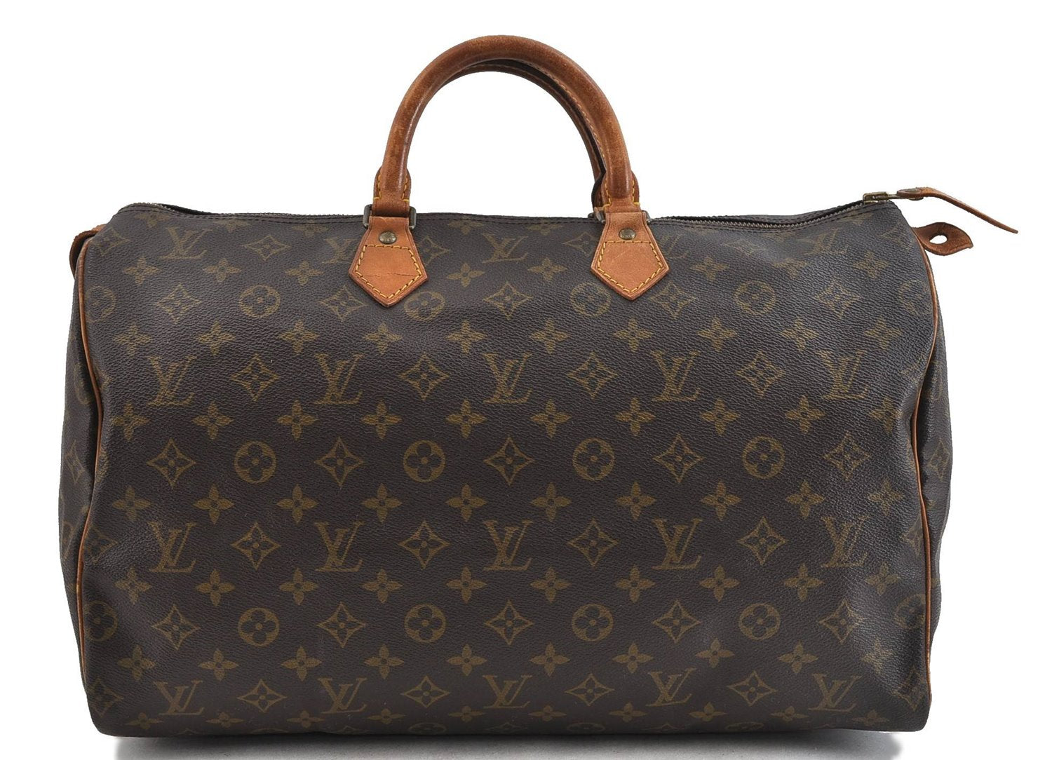 Authentic Louis Vuitton Monogram Speedy 40 Hand Bag M41522 LV 0799D