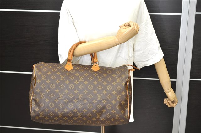 Authentic Louis Vuitton Monogram Speedy 40 Hand Bag M41522 LV 0799D