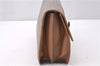 Authentic CELINE Macadam Blason Pattern Clutch Hand Bag PVC Leather Brown 0799F