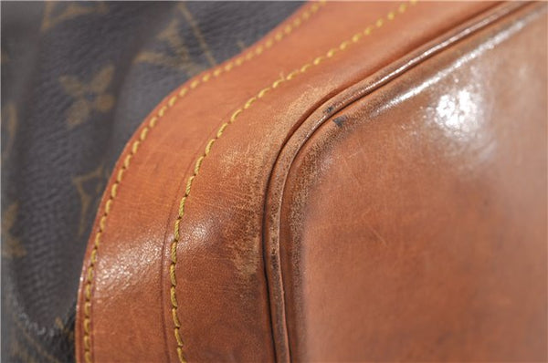 Authentic Louis Vuitton Monogram Noe Shoulder Drawstring Bag M42224 LV 0800F