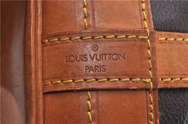 Authentic Louis Vuitton Monogram Noe Shoulder Drawstring Bag M42224 LV 0800F