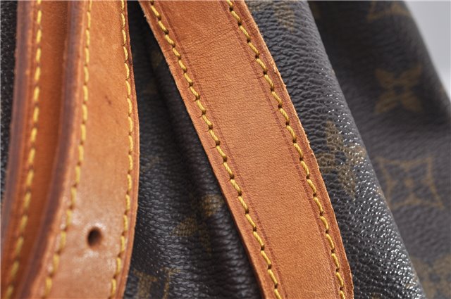 Authentic Louis Vuitton Monogram Noe Shoulder Drawstring Bag M42224 LV 0800F