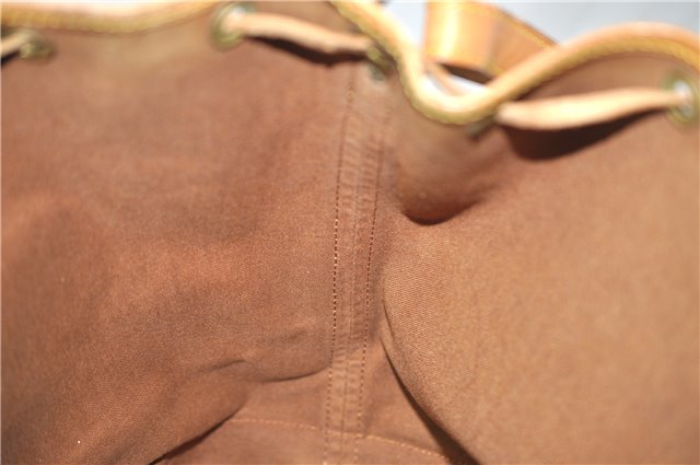 Authentic Louis Vuitton Monogram Noe Shoulder Drawstring Bag M42224 LV 0800F
