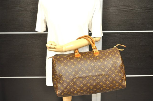 Authentic Louis Vuitton Monogram Speedy 40 Hand Bag M41522 LV 0801D