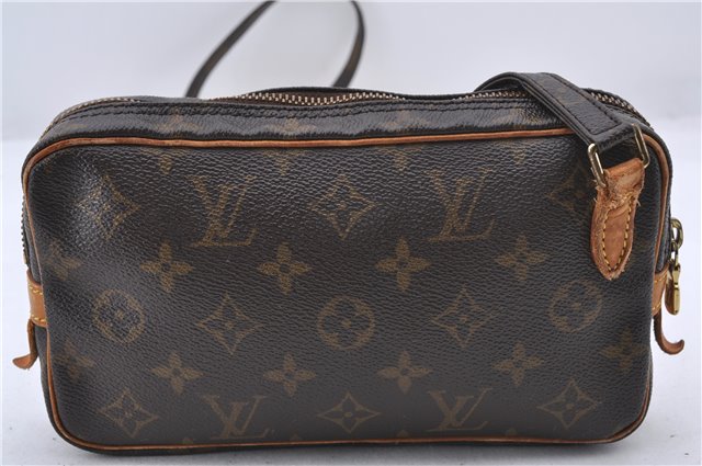 Auth Louis Vuitton Monogram Marly Bandouliere Shoulder Cross Bag M51828 LV 0802D