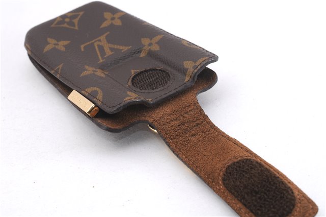 Authentic Louis Vuitton Monogram Etui TelePhone International PM M63064 LV 0805F