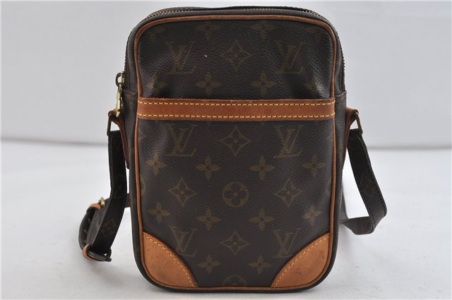 Authentic Louis Vuitton Monogram Danube Shoulder Cross Body Bag M45266 LV 0806D