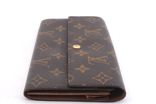 Auth Louis Vuitton Monogram Pochette Porte Monnaie Credit Wallet M61725 LV 0806F