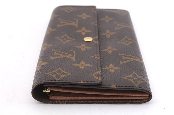 Auth Louis Vuitton Monogram Pochette Porte Monnaie Credit Wallet M61725 LV 0806F