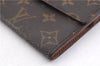 Auth Louis Vuitton Monogram Pochette Porte Monnaie Credit Wallet M61725 LV 0806F