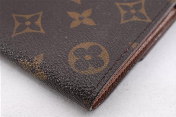 Auth Louis Vuitton Monogram Pochette Porte Monnaie Credit Wallet M61725 LV 0806F