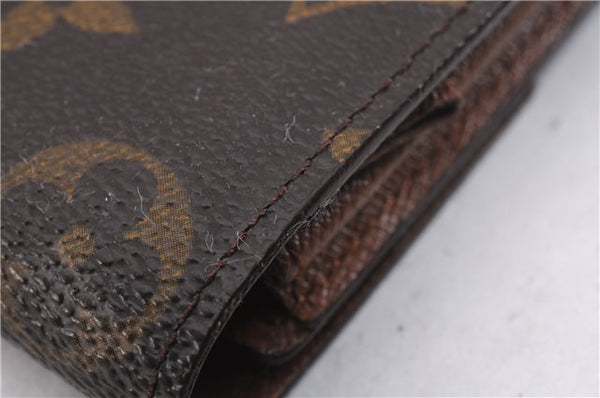 Auth Louis Vuitton Monogram Pochette Porte Monnaie Credit Wallet M61725 LV 0806F