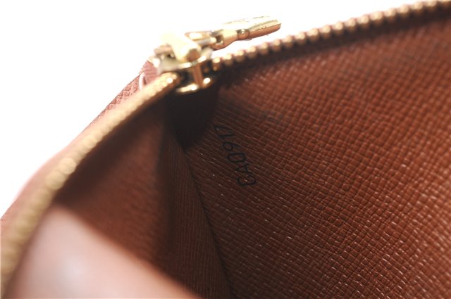 Auth Louis Vuitton Monogram Pochette Porte Monnaie Credit Wallet M61725 LV 0806F