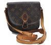 Auth Louis Vuitton Monogram Saint Cloud PM Shoulder Cross Bag M51244 LV 0809D