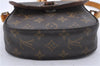 Auth Louis Vuitton Monogram Saint Cloud PM Shoulder Cross Bag M51244 LV 0809D