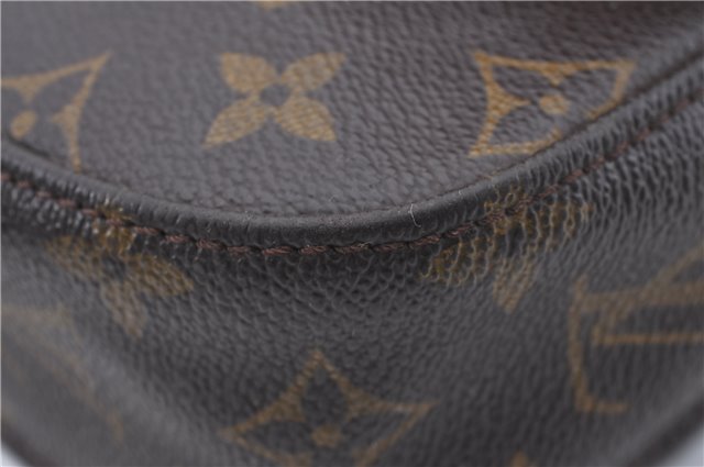 Auth Louis Vuitton Monogram Saint Cloud PM Shoulder Cross Bag M51244 LV 0809D