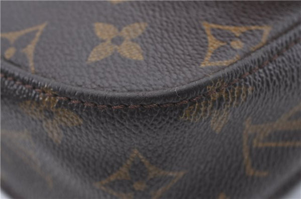 Auth Louis Vuitton Monogram Saint Cloud PM Shoulder Cross Bag M51244 LV 0809D