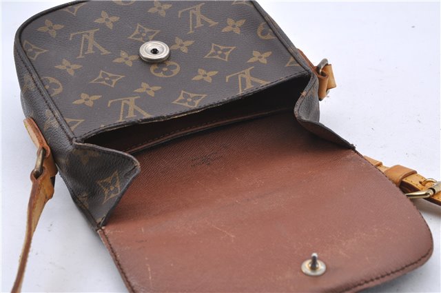 Auth Louis Vuitton Monogram Saint Cloud PM Shoulder Cross Bag M51244 LV 0809D