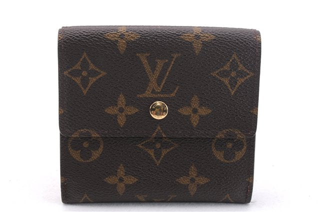 Authentic Louis Vuitton Monogram M61652 Porte Monnaie Billet Carte Credit 0809F