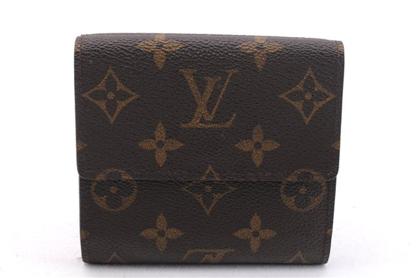 Authentic Louis Vuitton Monogram M61652 Porte Monnaie Billet Carte Credit 0809F