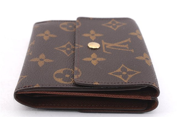 Authentic Louis Vuitton Monogram M61652 Porte Monnaie Billet Carte Credit 0809F