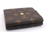 Authentic Louis Vuitton Monogram M61652 Porte Monnaie Billet Carte Credit 0809F