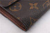 Authentic Louis Vuitton Monogram M61652 Porte Monnaie Billet Carte Credit 0809F